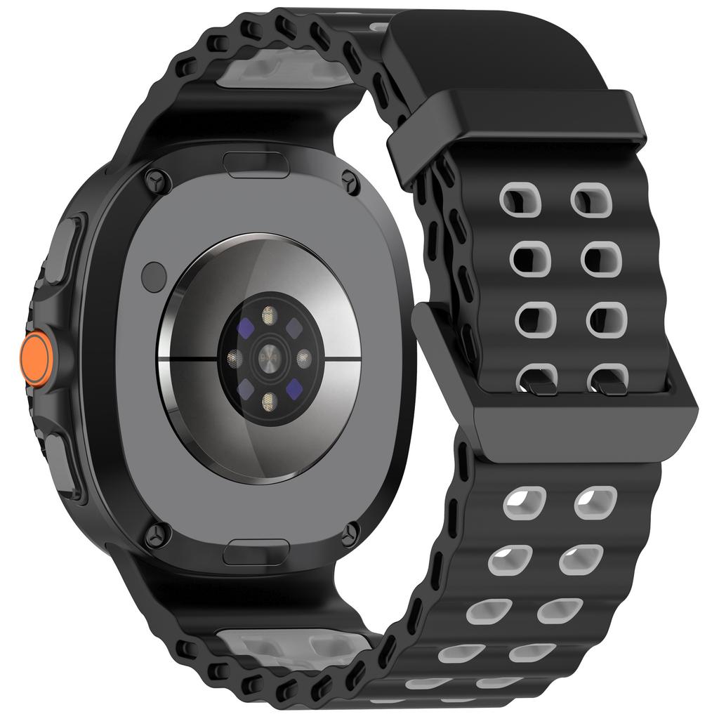 Two-Tone Strap For Samsung Galaxy Watch 8 40/44mm Silicone Sports Band Bracelet For Galaxy Watch 8 Classic 46mm Replacement Band