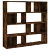VidaXL Bibliothèque-Séparateur de pièce Chêne fumé 105x24x102 cm 823250