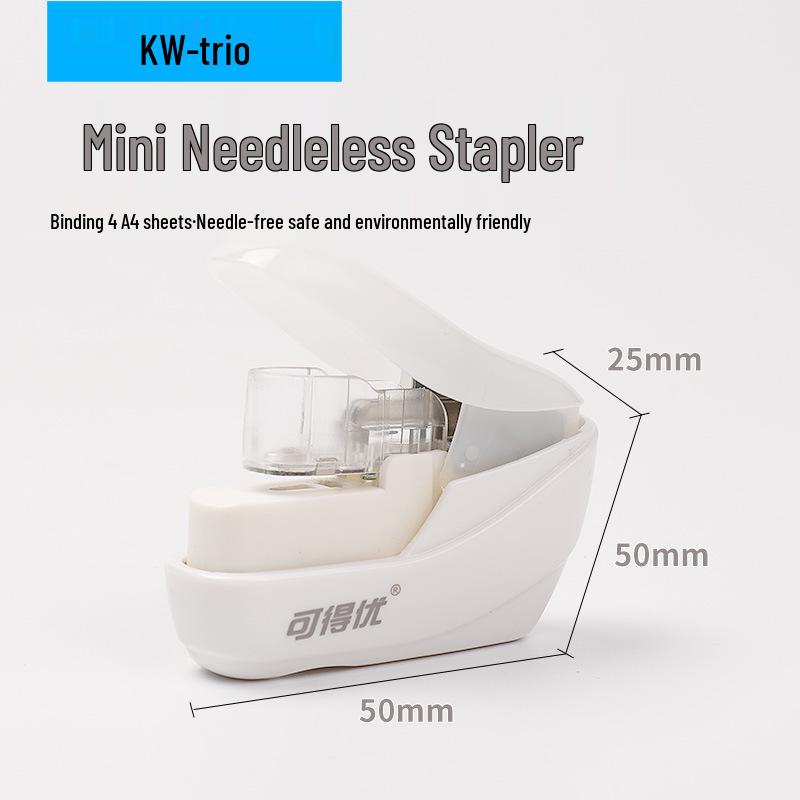 KedeYou Needle-Free Stapler: Safe, Durable Journaling Tool for Students & Office Use.