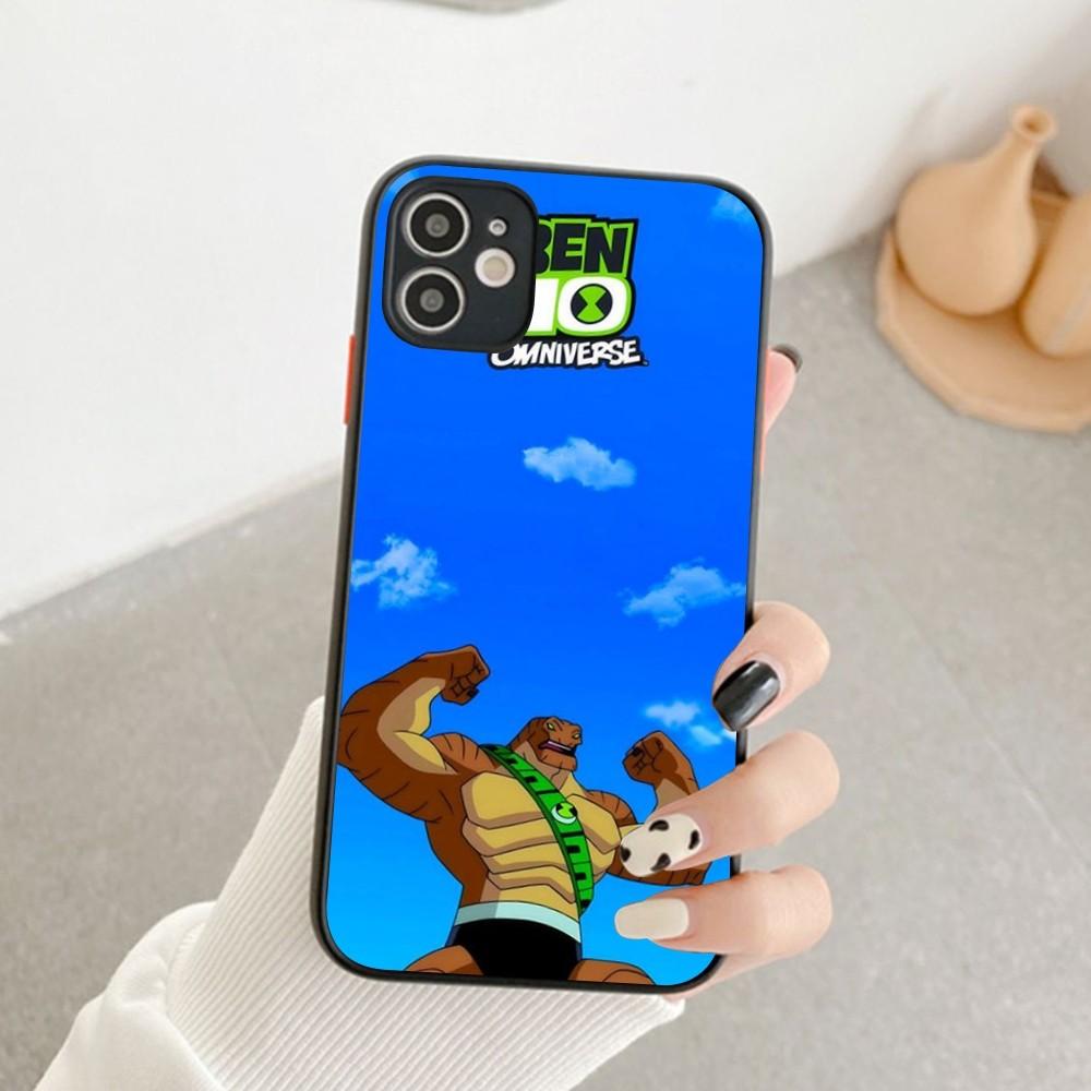 Classic Cartoon TV B-Ben-10 Phone Case For IPhone 14 11 12 13 Mini Pro Max 8 7 Plus X XR XS MAX Translucent Matte Cover