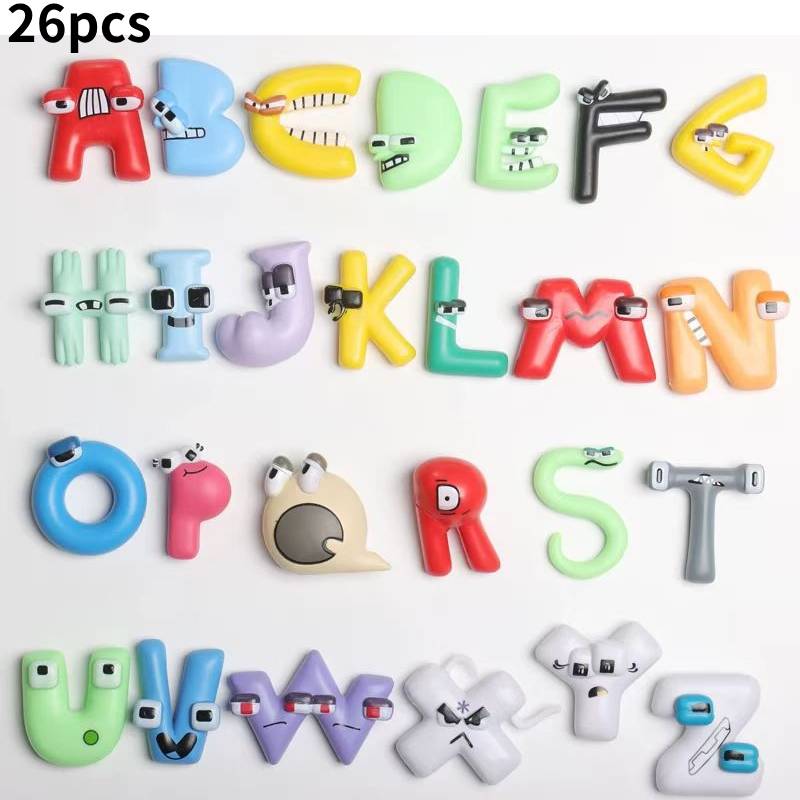 

26 Дизайнов Алфавита Лор Фигурка Модель Игрушки Аниме Мультфильм Кукла Детский Подарок