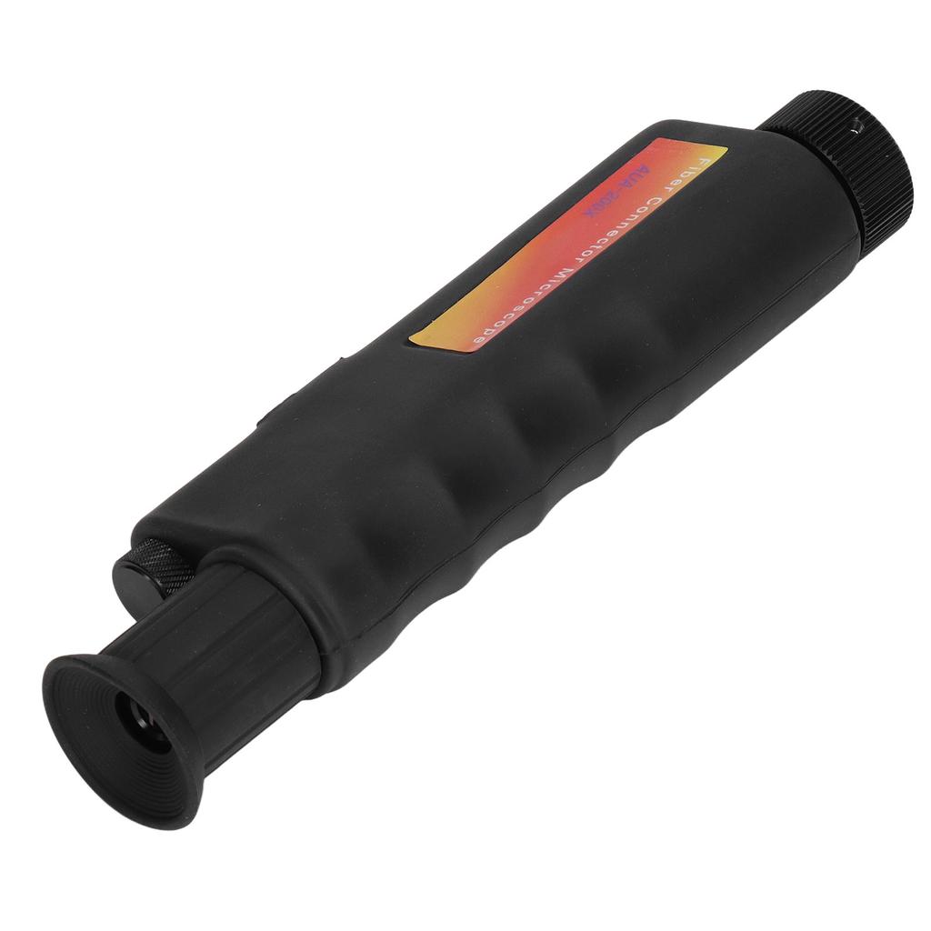 Fiber Optic Inspection Microscope 200X Waterproof Dust Proof Handheld Optical Fiber End Magnifier for SC FC ST LC