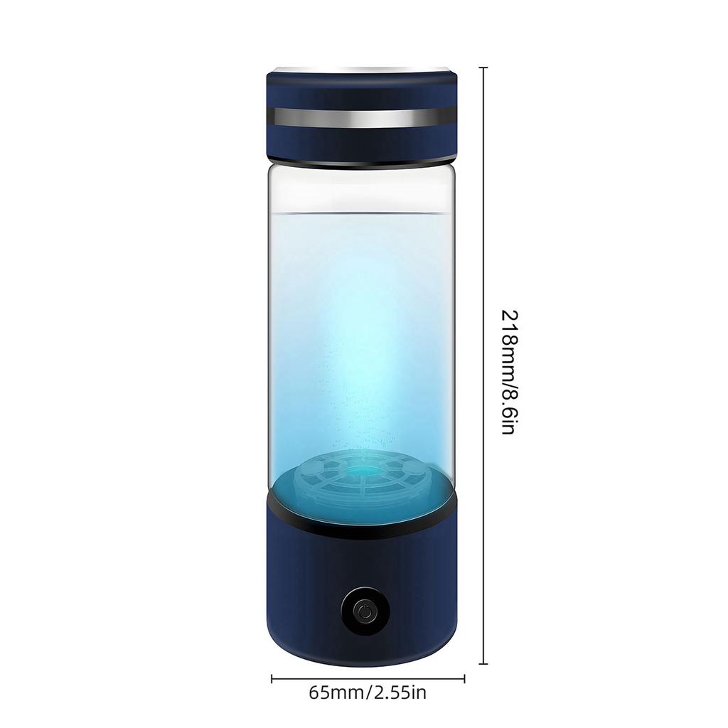 Portable Hydrogen Water Bottle Generator with SPE and PEM Technology Rechargeable Hydrogen Water Ionizer Machine for