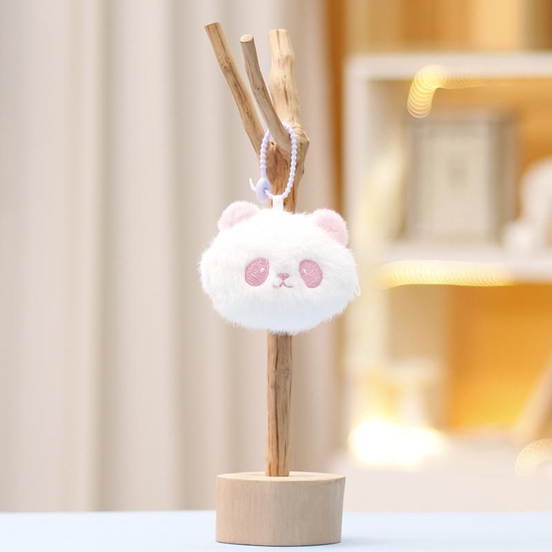 Cat Rabbit Panda Key Chain Cartoon Girl Backpack Decorative Pendant Doll Plush