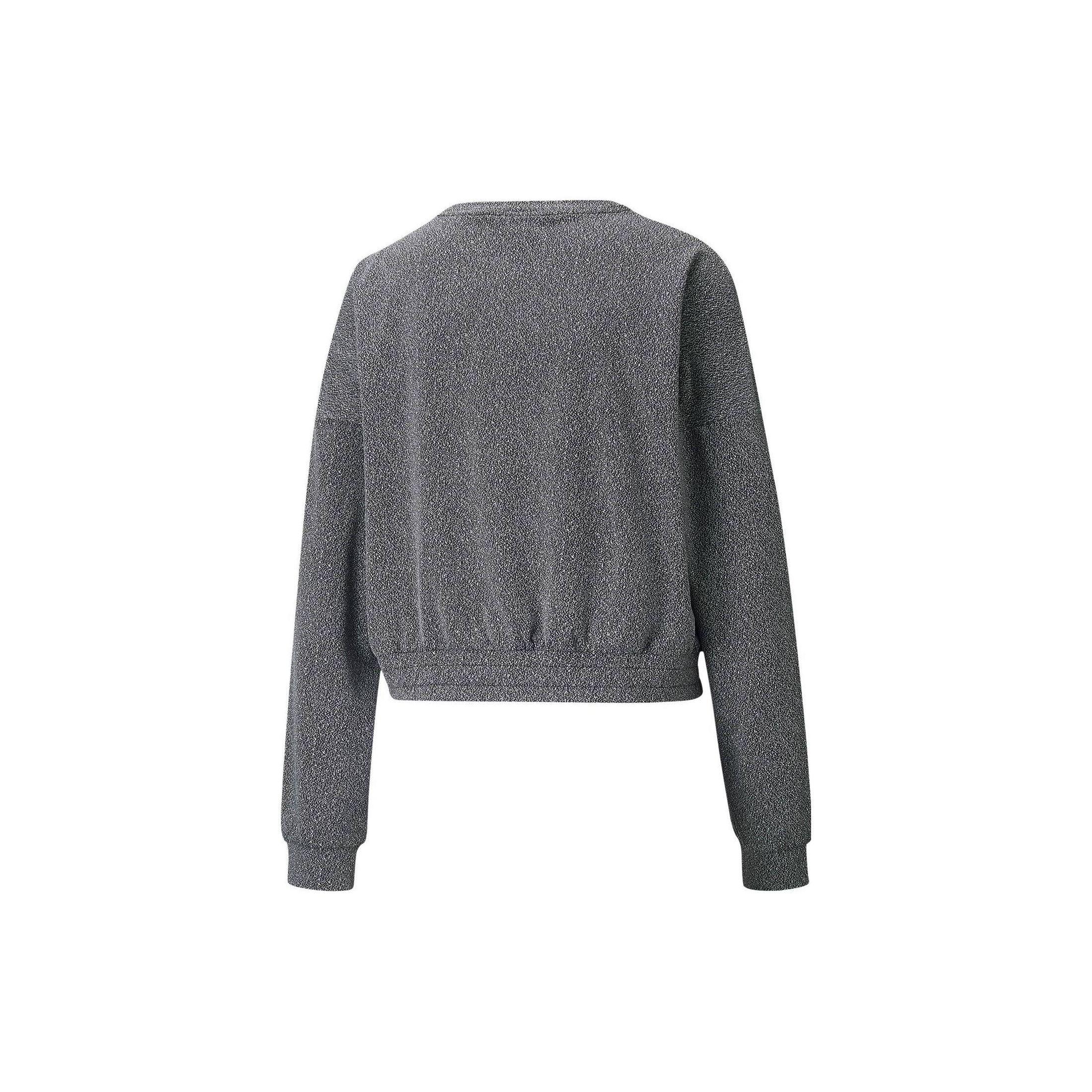 Puma Однотонный свитер с круглым вырезом и длинным рукавом — фото 2