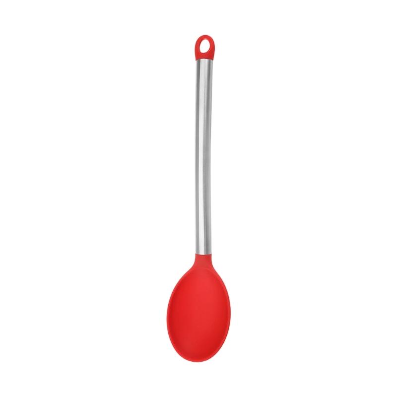 Leak Proof Silicone Serving Spoon Feature Full Seal Design for Spill Proof Transfer of Soups Sauces and More In Kitchen