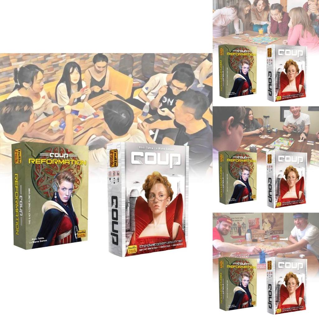 Avalon Coup The Resistance Quest Enhanced Entertainment Board Game Set