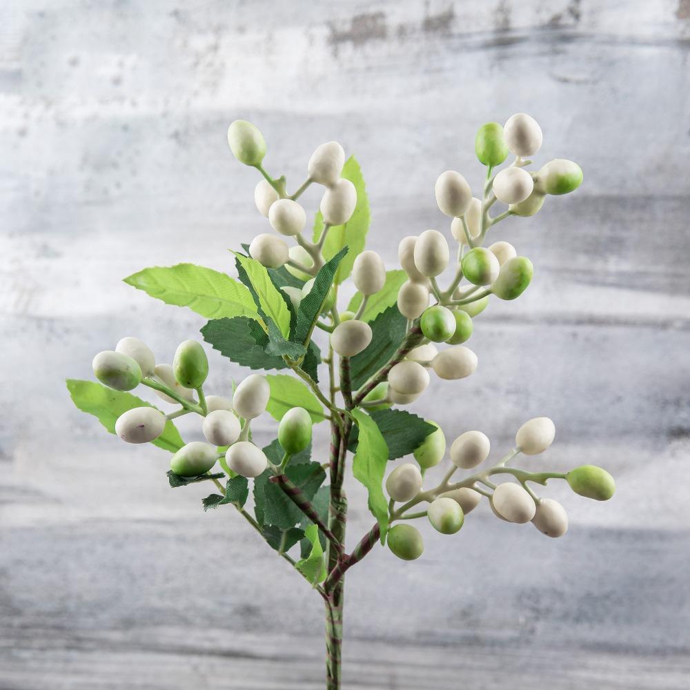 Branch Style Artificial Fruit Stem Realistic Design Fake Branch Decor Garden Decoration
