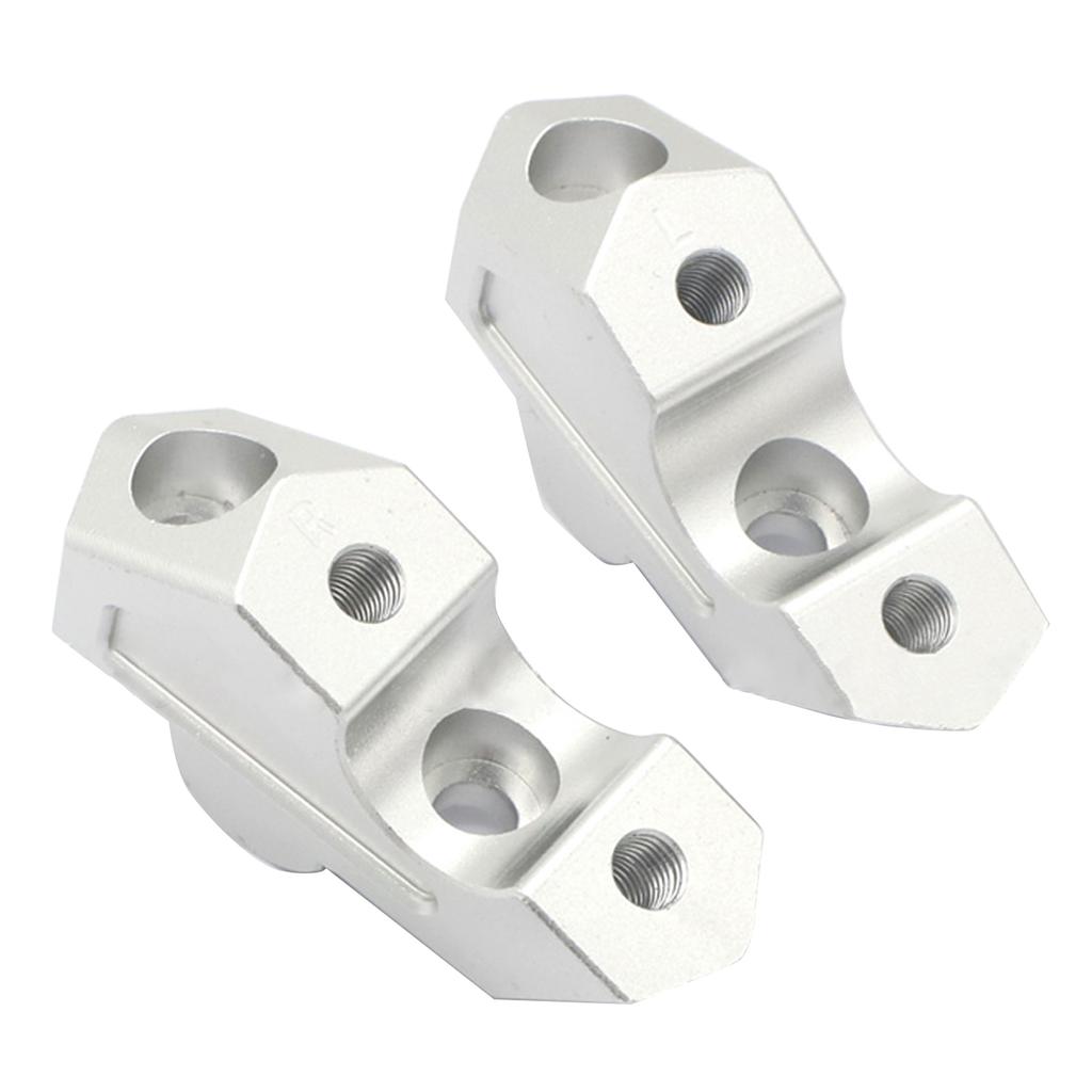 22mm Handle Bar Clamps Motorcycle Handlebar Riser Extend Adapter Mount Clamp Compatible for F750 GS 2018-2019 Durable 2x