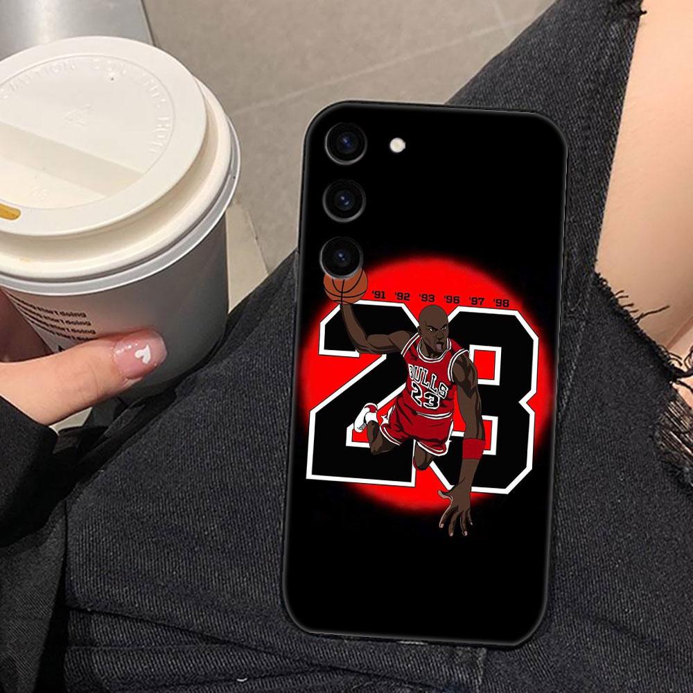 Basketball Number 23 Phone Case For Samsung Galaxy S26 S25 EDGE S24 S23 S22 S21 S20 FE S10 Ultra PLUS LITE DIY Case Shell Cover