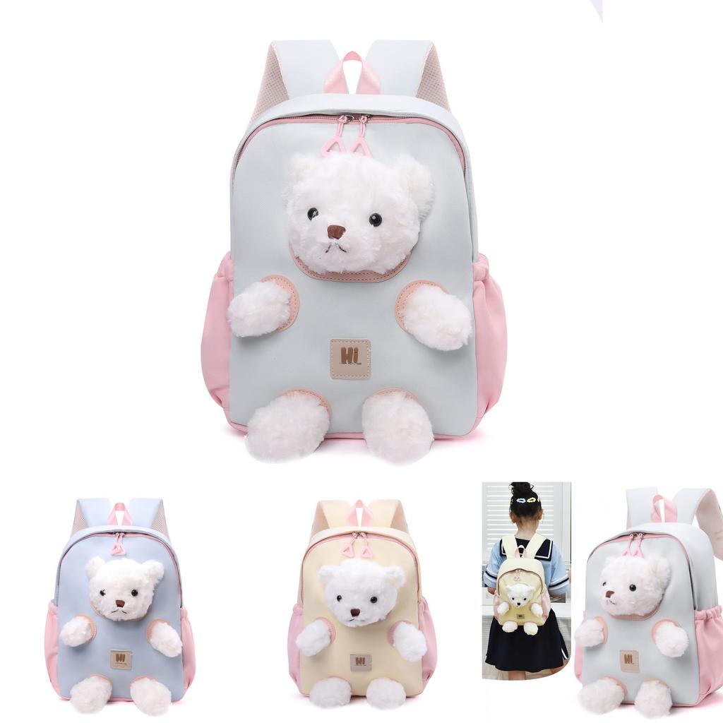 Kids School Backpack With Cartoon Pattern And Oxford Fabric For Early Education