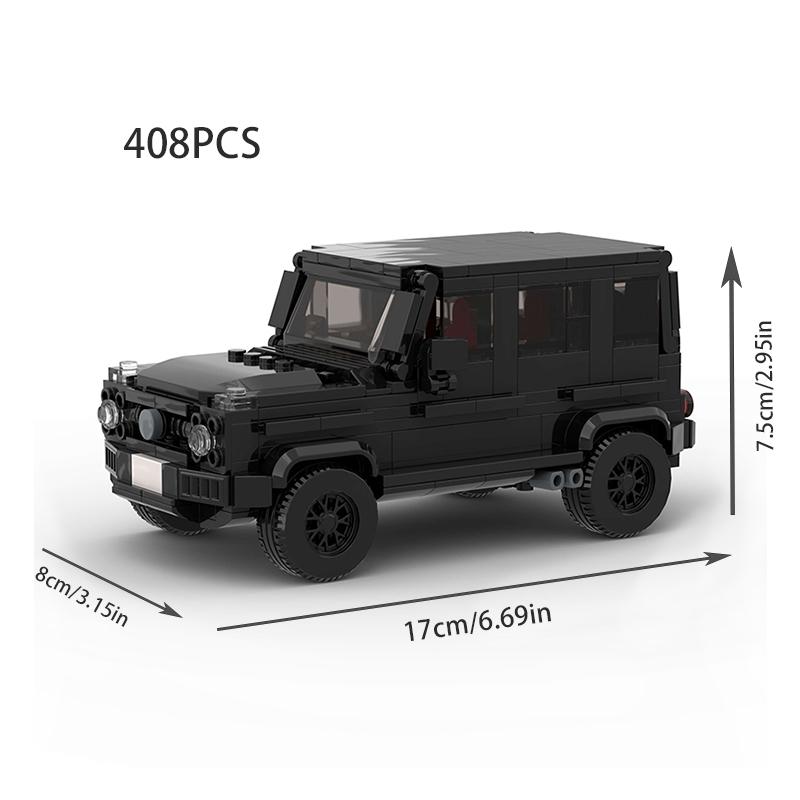 MOC G63 Speed Racer Auta Město Sportovní Vozidlo DIY Model Stavebnice Garáž Superauto Kostky Vánoční Dárek Technická Hračka pro Děti