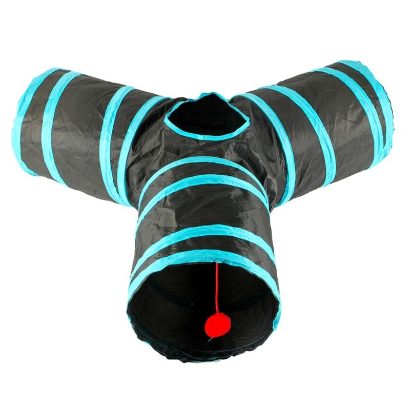 Collapsible Tunnels Tube Playing- Tunnel with Pendant Hideaway Tent