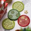 for Christmas Snowflake Snowman Seal Wax Stamps DIY Scrapbooking Wax Sealing Stamp Craft Supplies New Year Xmas DIY Gift