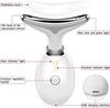 Electric Neck Massager Facial Lift Device with 3 LED Light Modes, Skin Tightening Double Chin Remover Anti Wrinkle Beauty Instrument