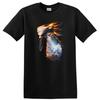 Vintage Classic Rock Graphic T Shirt Abstract Art W/ Colorful Design Tee
