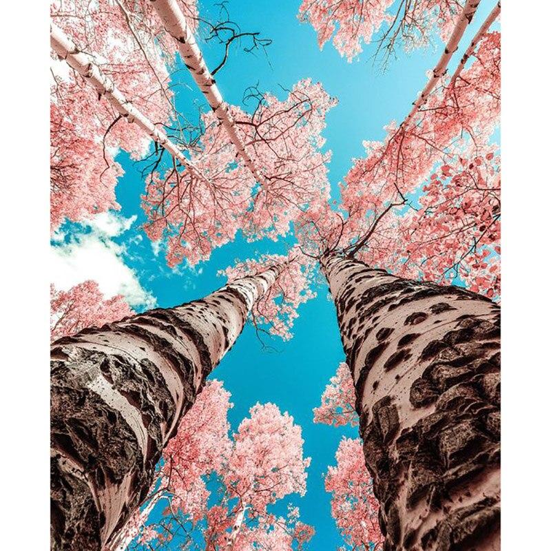 DIY Peisaj 5D pictură cu diamant complet rotund burghiu scenic diamant artă broderie punct de cruce apus de soare decorare acasă