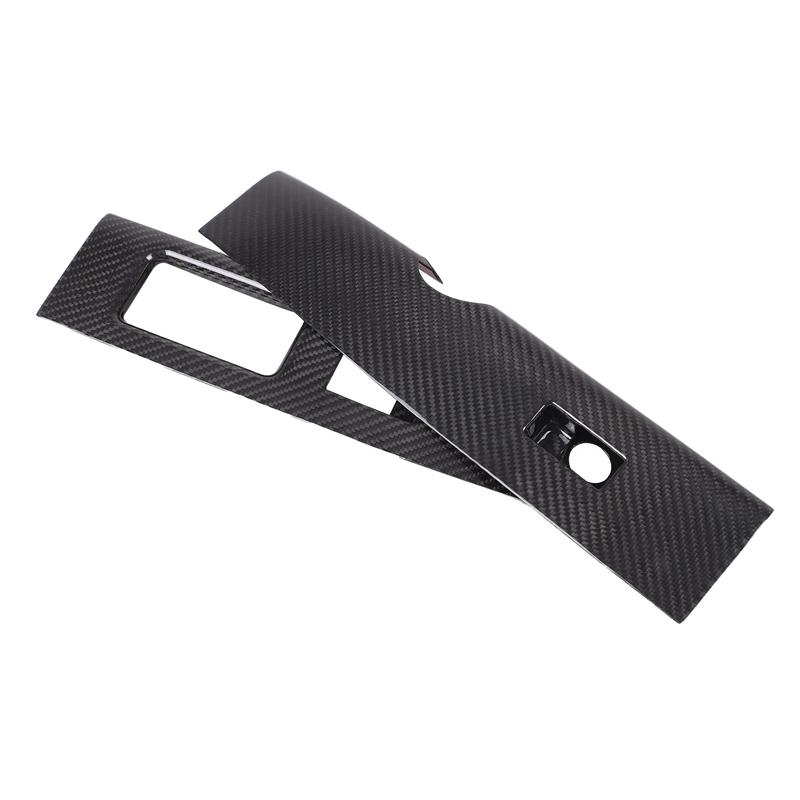 For Nissan 350Z 2003-2006 Real Carbon Fiber Car Window Lift Switch Cover Car Interior Modification Accessories RHD