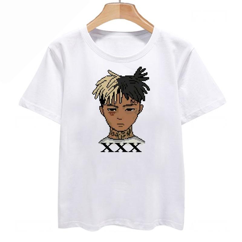 

Vintage Trend Men s Clothing XXXTentation R.I.P T-shirt Unisex Hip-hop Street Short-sleeved Men s Fashion Top Gansta Ghetto Top 4XL