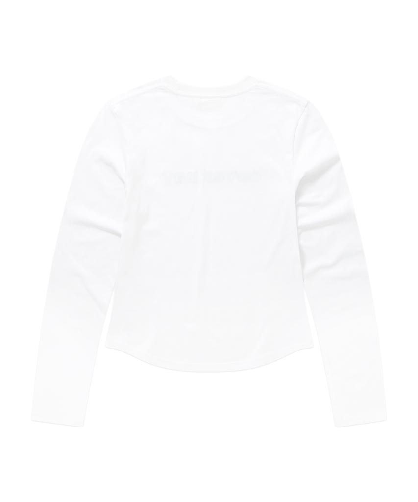 COVERNAT WOMAN Cooper Logo Long Sleeve White