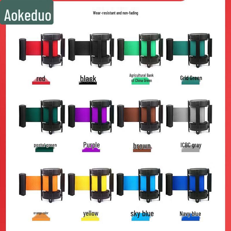 Retractable Belt Queue Barrier Stanchion