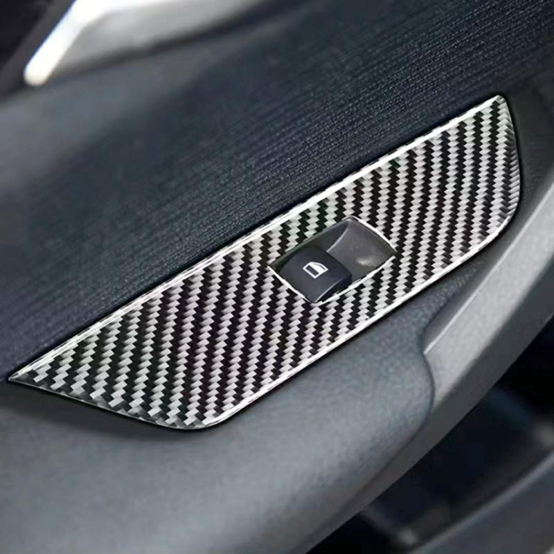 Carbon Fiber Stickers Car Interior Decorative Cover Trim Strips Decal For BMW X1 E84 2011 Car Styling Modification