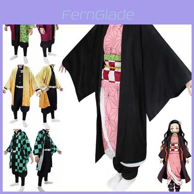 Slayer Kimetsu No Yaiba Kamado Nezuko Cosplay Costume With Exquisite Craftsmanship And Breathable Fabric**