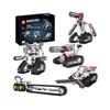 Dual Control 5-in-1 Chainsaw Robot Building Blocks: Educational Toy Gift for Kids