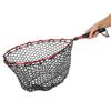 Foldable Lightweight Fly Fishing Landing Net Aluminum Alloy Frame EVA Handle Fishing NetRed