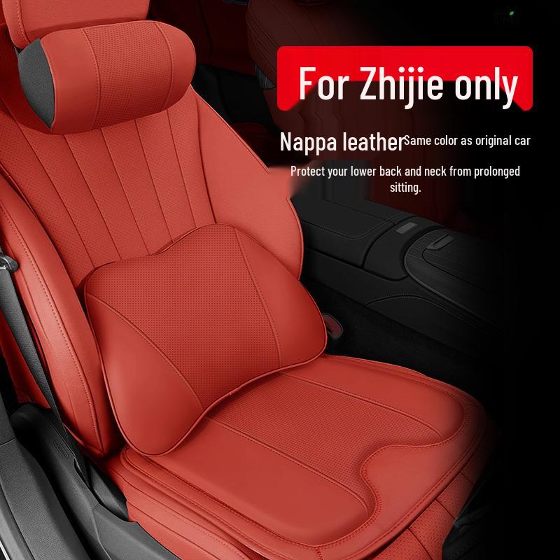 Compatible with Zhijie S7: All-Season Memory Foam Headrest, Backrest, Neck, and Lumbar Support Cushions.