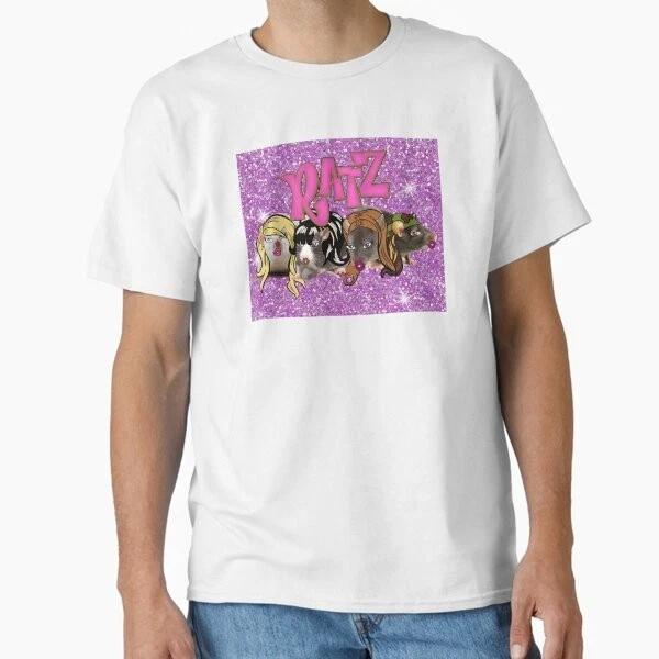 Bratty Ratz Glitter Background Classic Tshirt Made In Usaaus Tshirt S2xl S