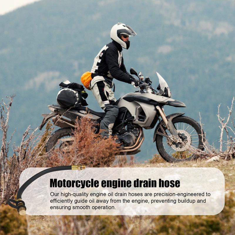 Oil Drain Hose Engine Oil Flexible Drain Hose Motorcycle Modification Accessories Engine Oil Change Tool Oil Drain Aid Tool for
