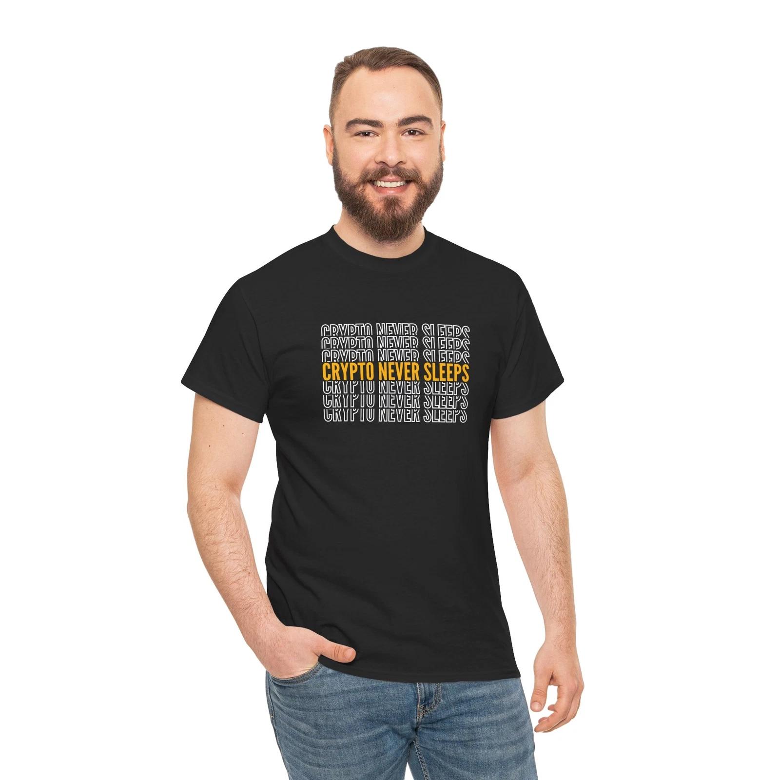 Crypto Rich T-Shirt – Funny Bitcoin Trader Blockchain BTC Graphic Tee 3XL