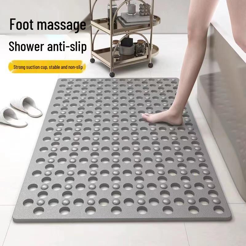 Non-Slip Bathroom Mat: Shower, Bathtub, and Toilet Massage Foot Pad with Suction Cups.