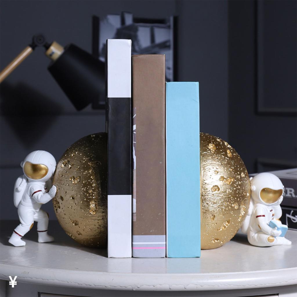 Bookends Cartoon Cute Style Rounded Edges Resin Material Decorative Practical Office Book Support Fo