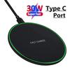 30W Wireless Charger USB C Fast Charging Pad Quick Charge QC 3.0 Fast Charging