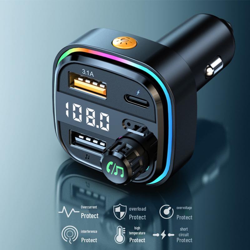 Multi-Function Bluetooth Car FM Transmitter & USB Charger