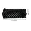 Dot Pencil Case Large Capacity Canvas Zipper Pen Stationery Pouch For Students School Office Makeup Storage Back To School