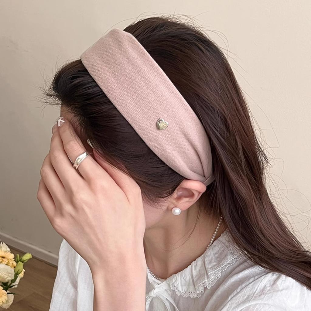 Stilvolles und vielseitiges breites Stirnband für Damen, perfekt für Herbst und Winter, einfache und einzigartige Haarspangen und Accessoires.