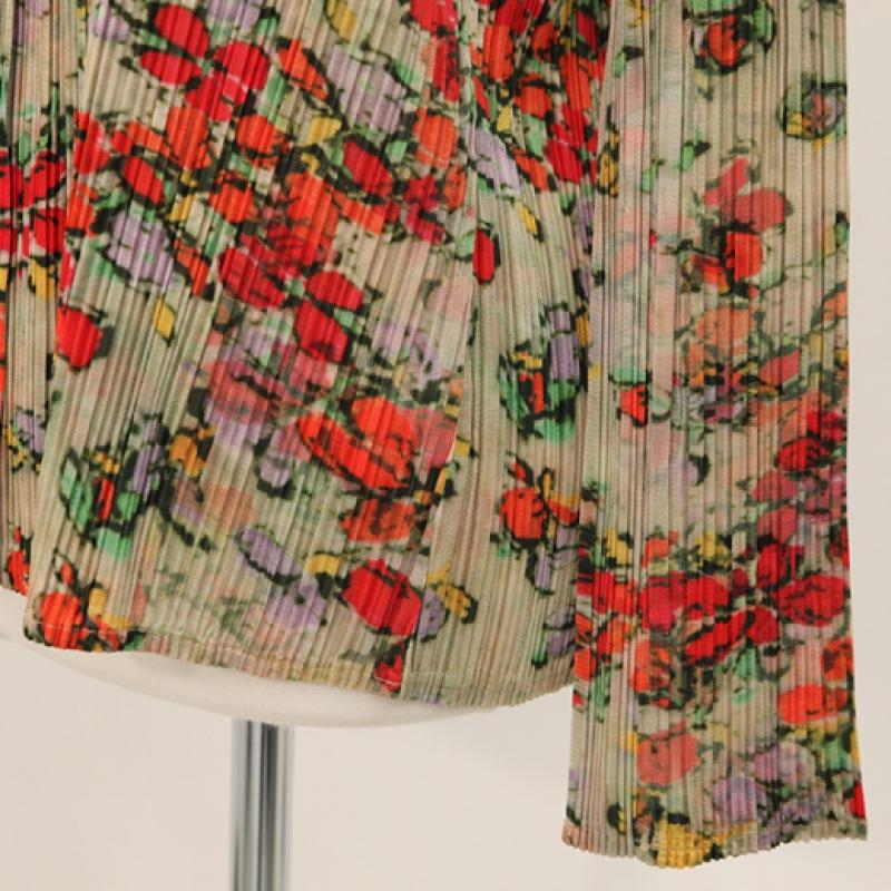 Shiz Madam Floral Pleats Shirt T57491