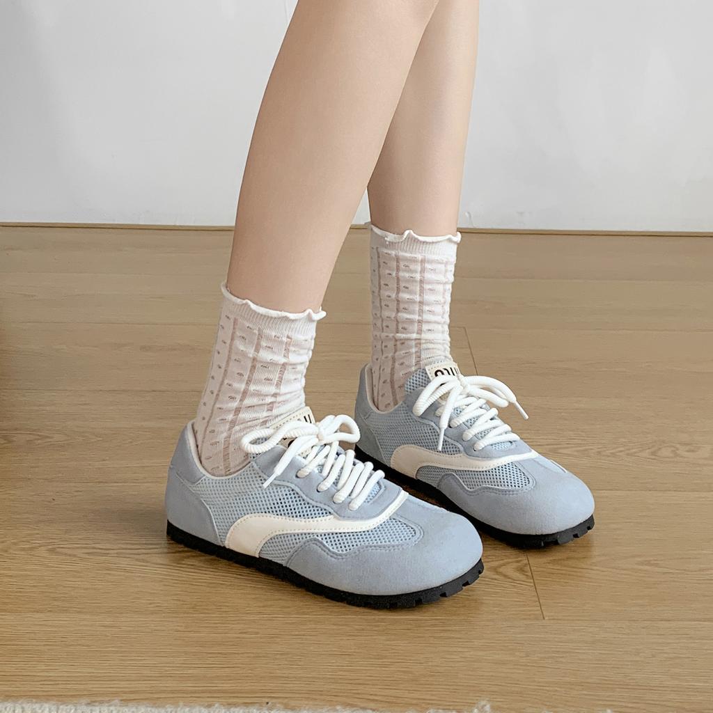Fashion White Shoes for Women New Casual Versatile and Comfortable Bright Colors for Students To Match Skirts and Fashionable Shoes