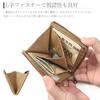 [GROOVE GEAR] Tochigi Leather Mini Wallet, Made in Japan, Men's, L-shaped Zipper, Slim, ggs-1040, Khaki
