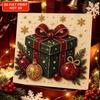 DIY Craft Kit Christmas Diamond Collage 2D Flat Beaded Picture  Christmas Decoration
