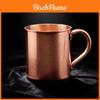 Modern Copper Cocktail Glass With Rolled Edge For Home Bar Enthusiasts