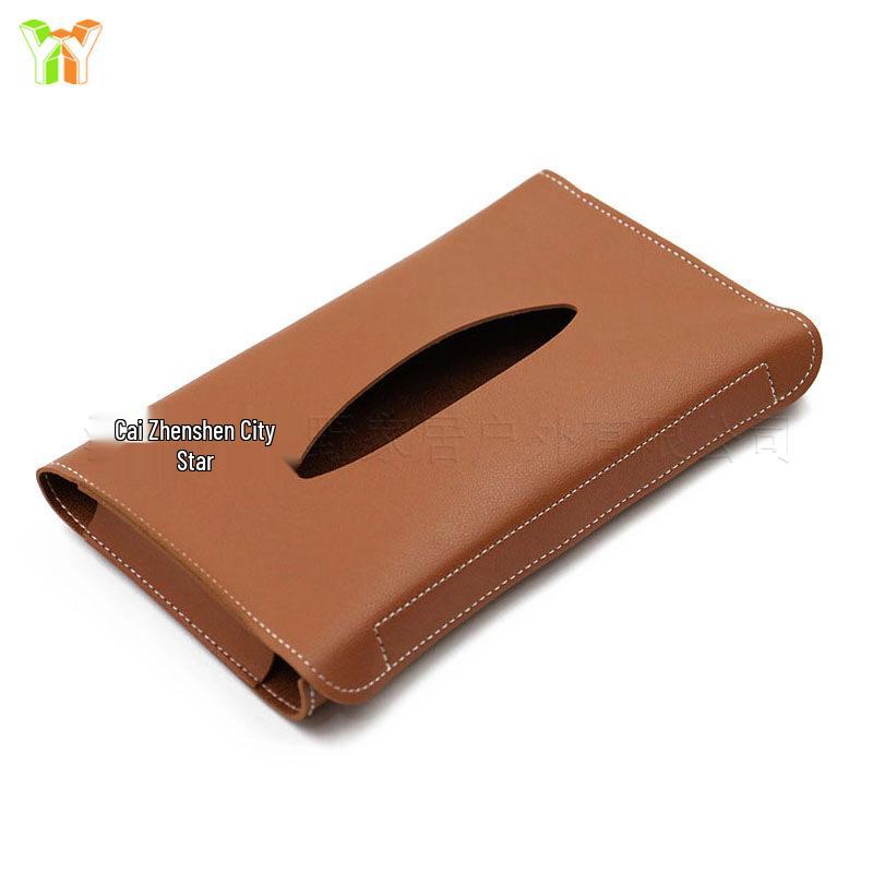 Leather Car Tissue Holder for Sun Visor