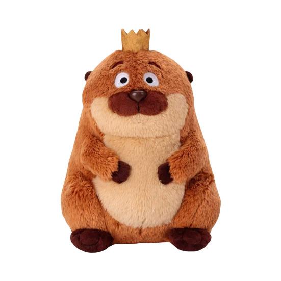 Small Plush Soft Toy Cute Cartoon Beaver Doll Stuffed Animal Toy Birthday Gift for Kids Movie Fans Friends Family