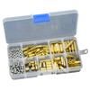 120pcs/set Male Female Brass Column Spacer M3 Type Hex Spacer Screws KitN