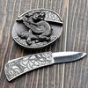 Western Cowboy Hip Hop Retro Plate Belt Buckle Alloy Smooth Buckle Unisex Outdoor  Accessory All Seasons