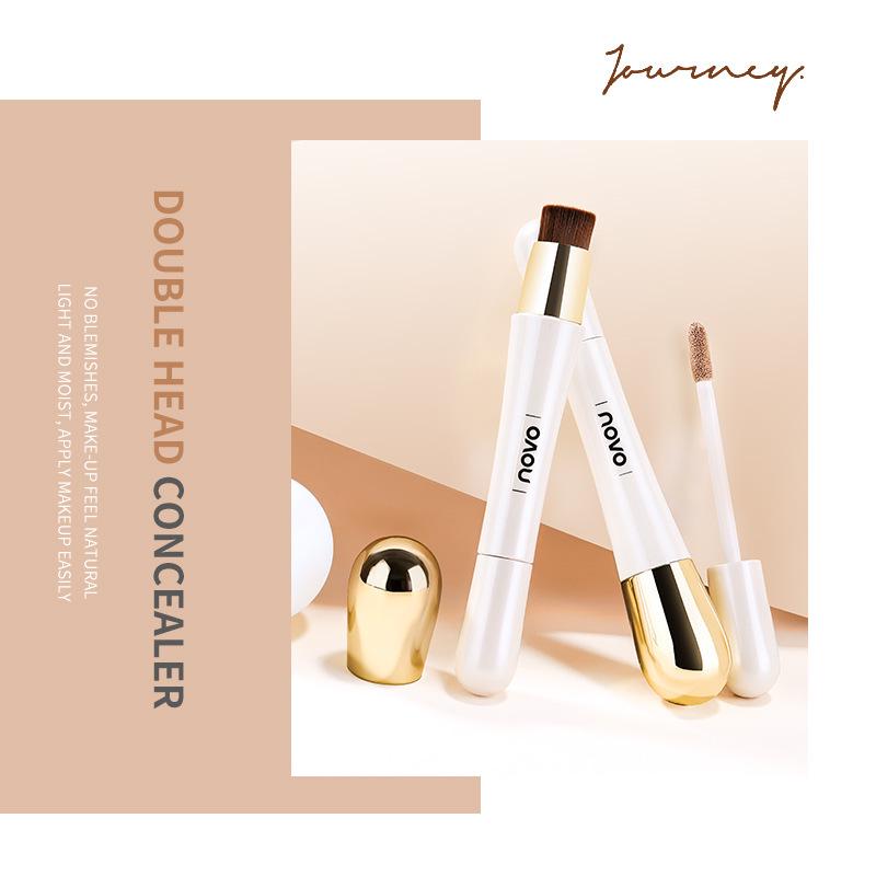 NOVO Dual Concealer Stick: Natural Coverage for Clear, Beautiful Skin - Hides Dark Circles, Spots, and Acne Scars.
