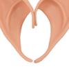 1 Pair Elf Ears Lifelike Soft Pointy Reusable Fairy Pixie Elf Ears for Cosplay Halloween Christmas Any Themed Party